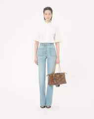 Embroidered Cotton Popeline Shirt