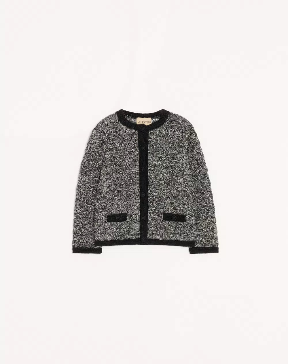 Linen And Lurex Knitted Jacket