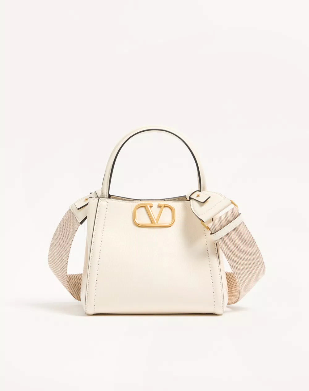Valentino Garavani Alltime Small Handbag In Grainy Calfskin