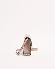 Small Rockstud Grainy Calfskin Crossbody Bag