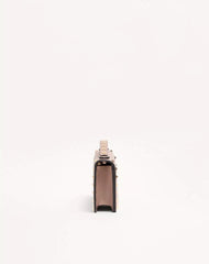 Rockstud Wallet With Chain In Grainy Calfskin