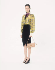 Lurex Shirt With AprÃ¨s L'Hiver Poppies Print