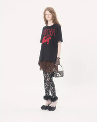 Valentino Garavani LocÃ² Small Embroidered Shoulder Bag With Jewel Logo