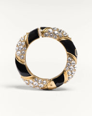Valentino Pas Plus Earrings In Metal, Enamel, Pearl And SwarovskiÂ® Crystals
