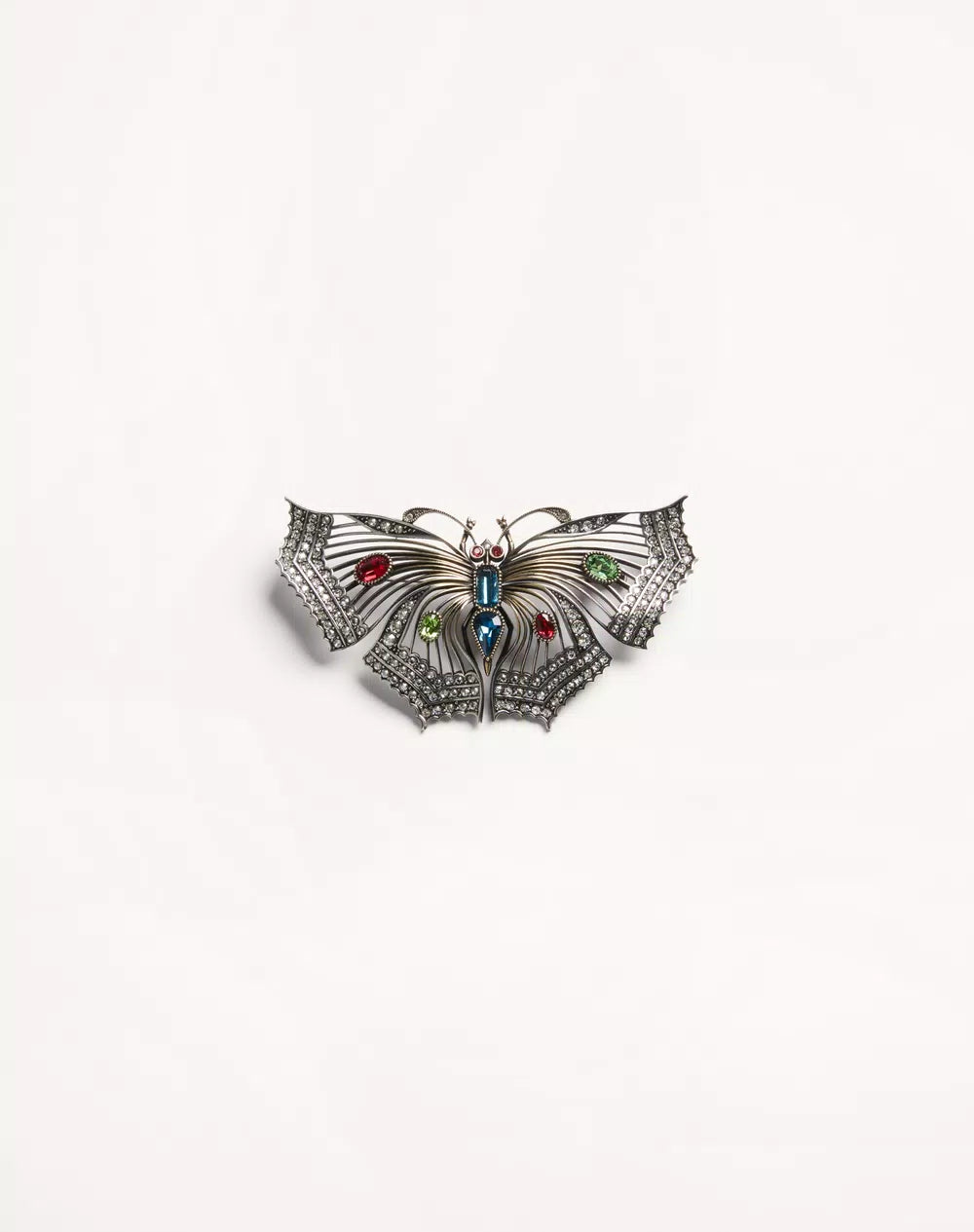 Vouloirvoler Brooch In Metal And Crystals