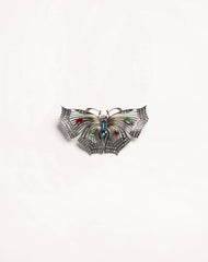 Vouloirvoler Brooch In Metal And Crystals