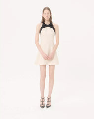 Crepe Couture Short Dress