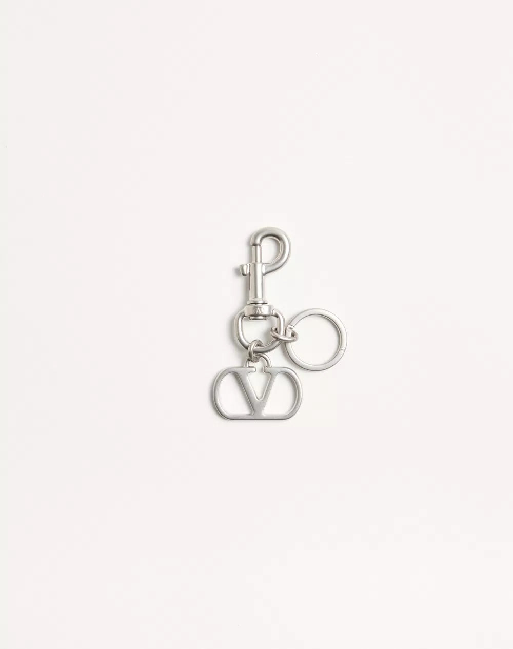 Valentino Garavani VLogo Signature Metal Bag Charm With Key Ring