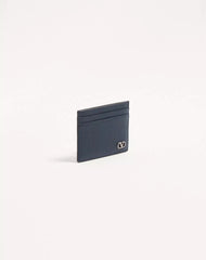 Valentino Garavani VLogo Signature Cardholder In Grainy Calfskin