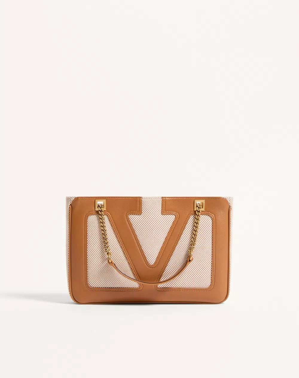 Valentino Garavani Viva Superstar Small Canvas Shopping Bag