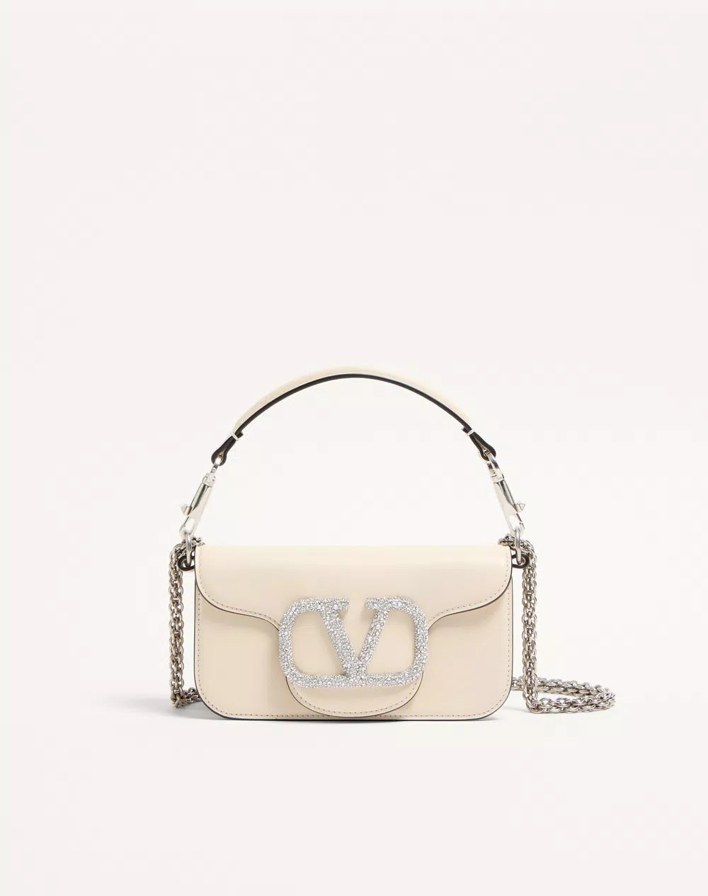 Valentino Garavani LocÃ² Small Shoulder Bag With Jewel Logo