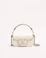 Valentino Garavani LocÃ² Small Shoulder Bag With Jewel Logo