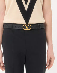 VLogo Signature Calfskin Belt 30 Mm