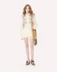 Embroidered Linen Shirt