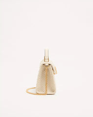 Valentino Garavani Mini Vsling Embroidered Handbag With Jewel Logo