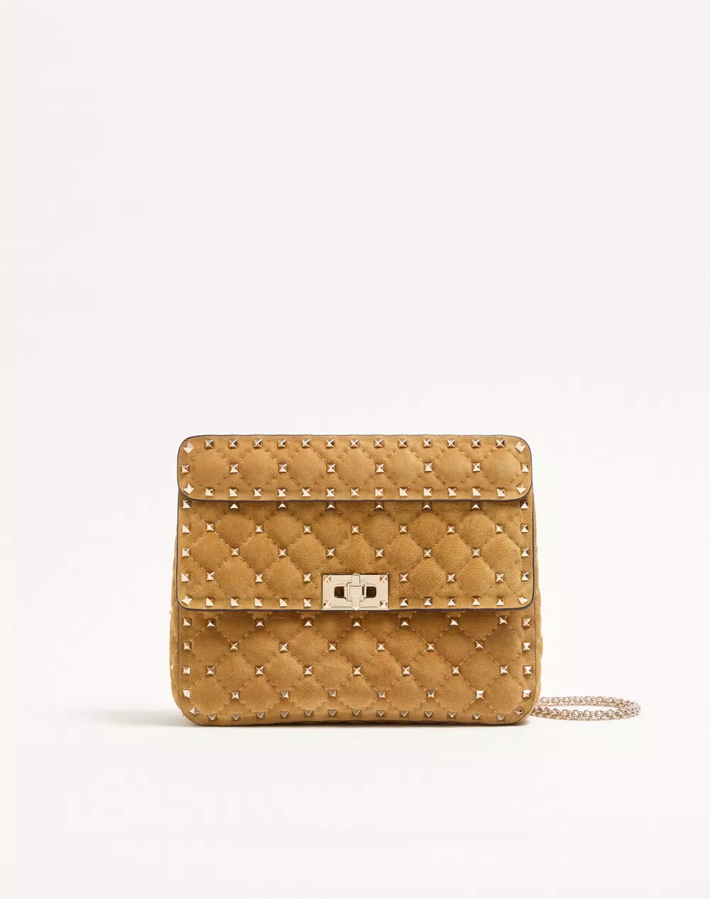 Valentino Garavani Rockstud Spike Medium Suede Bag