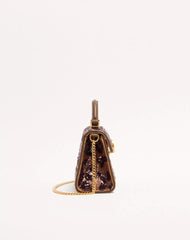 Valentino Garavani Vsling Mini Embroidered Animalier Handbag