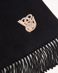 Valentino Garavani Embroidered Wool And Cashmere Scarf