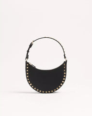 Mini Rockstud Hobo Bag In Grainy Calfskin