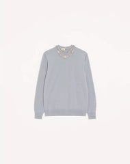 Embroidered Wool Jumper