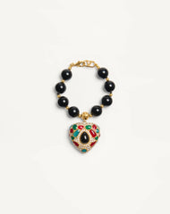 Coeur Royal Bracelet In Metal, Resin, Enamel And SwarovskiÂ® Crystals