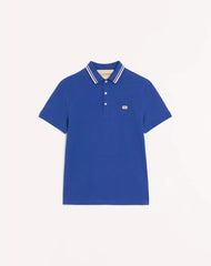 Cotton PiquÃ© Polo Shirt With VLogo Patch
