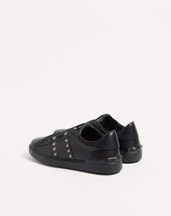 Rockstud Untitled Sneaker In Calfskin Leather