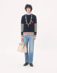 VLogo Embroidered Cotton Shirt