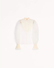 Embroidered Organza Shirt