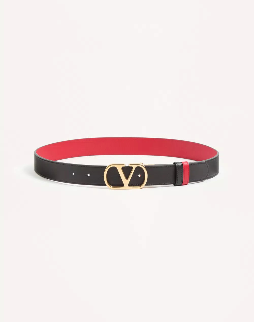 VLogo Signature Reversible Shiny Calfskin Belt - 30Mm / 1.2 In.