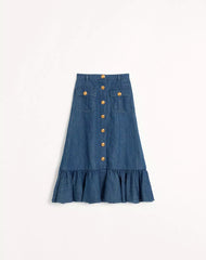 Lightweight Denim Skirt