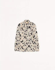 Crepe De Chine Shirt with AprÃ¨s L'Hiver Primula Print