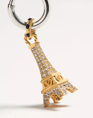 Chez Valentino Single Earring In Metal And SwarovskiÂ® Rhinestones