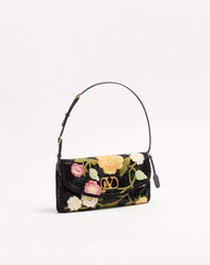Valentino Garavani Devain Small Embroidered Shoulder Bag
