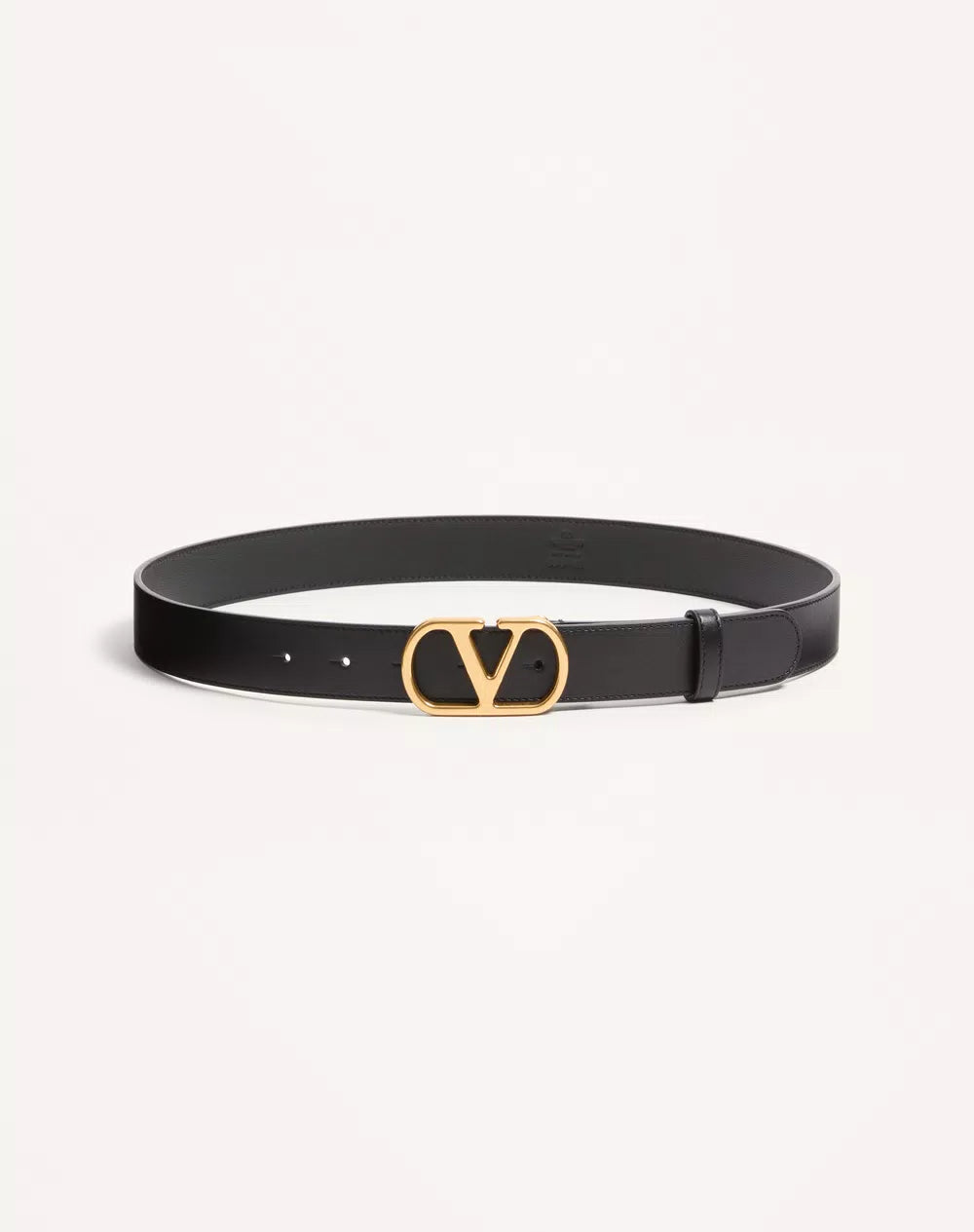VLogo Signature Belt In Shiny Calfskin 30 Mm