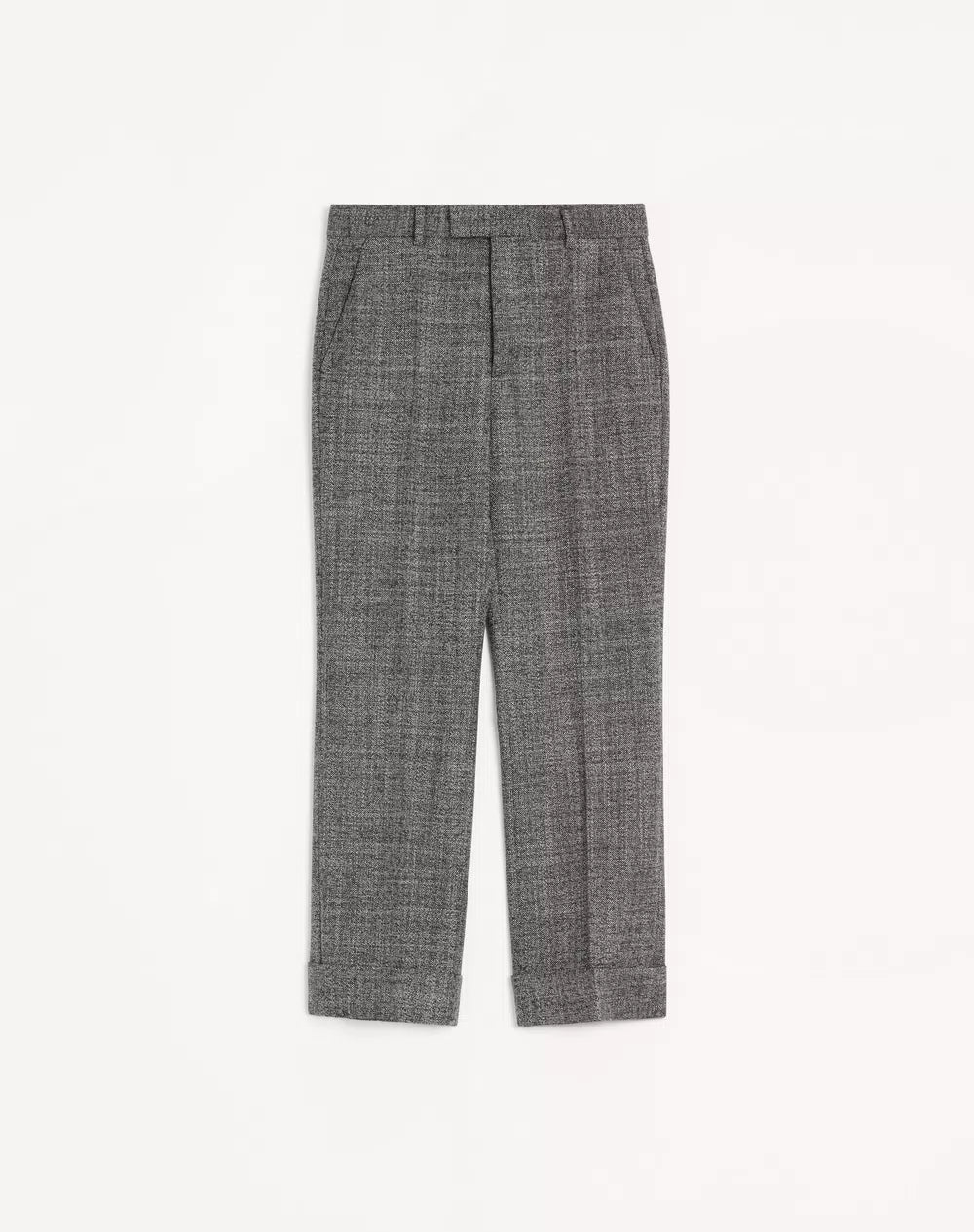 Valentino MoulinÃ© Wool Trousers With Turn-Ups