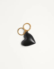 Vg Coeur De Chat Bag Charm With Keychain In Nappa, Beads And Crystals