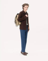 Valentino Garavani Antibes Backpack In Check Fabric
