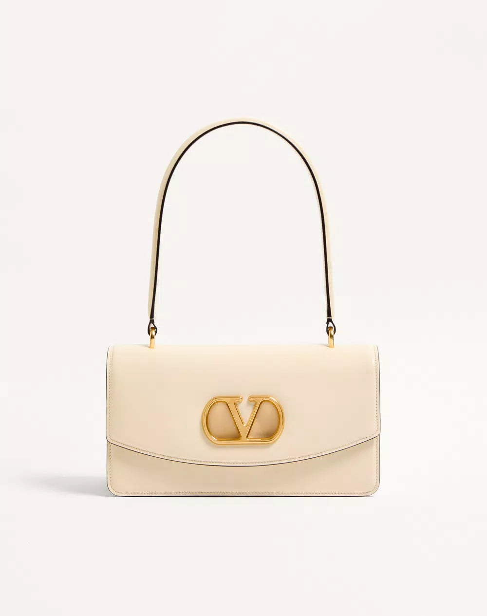 Valentino Garavani Vain Bag With Handle In Shiny Calfskin